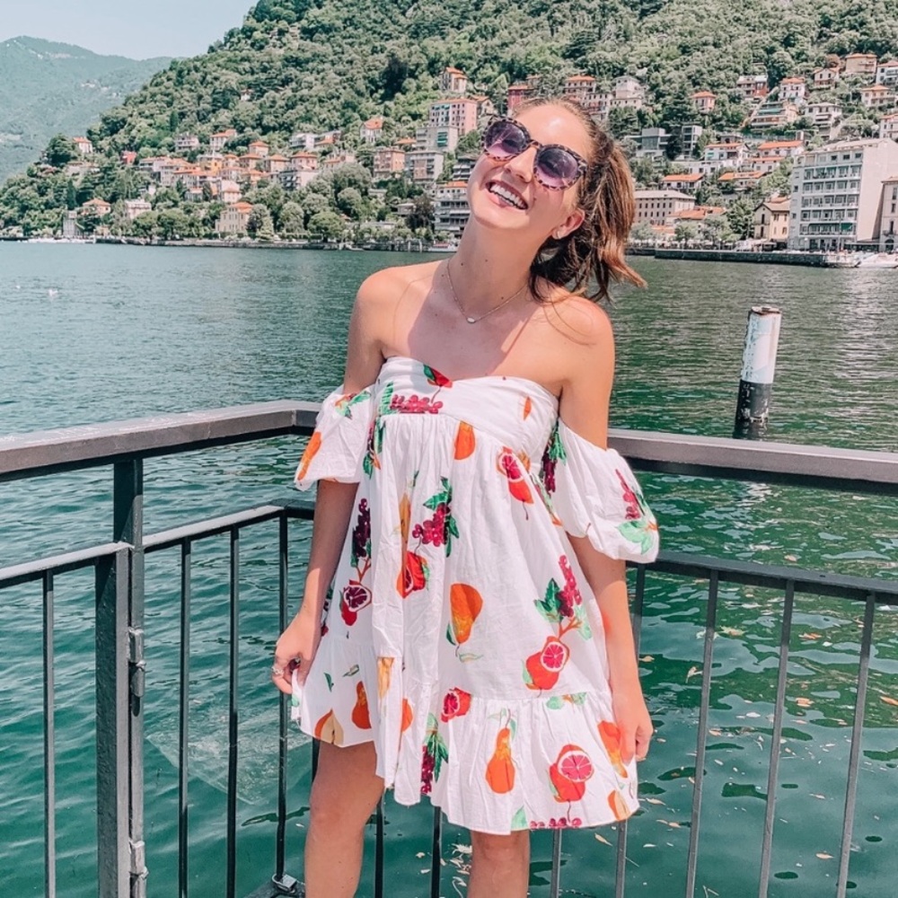 URBAN OUTFITTERS | XS SUMMER IN ITALY FRUIT
DRESS BLOGGER FAVORITE